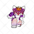 draw a digital silly fursona doodle commission