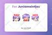 draw custom chibi twitch emotes and sub badges
