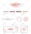 create an elegant high quality feminine watercolor logo