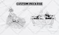 custom retro vintage mascot design as you wish
