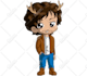 illustrate you as an anime chibi style
