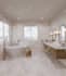 design modern and realistic 3d bathroom interior renders