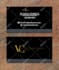 design minimalist luxury business card and letterhead
