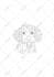 create a custom pet portrait in fine line art, jpg png svg