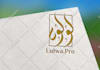 design arabic wedding logo initial letters