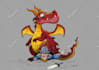 draw cartoon for character, monster, dragon