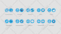 design custom flat icons for your website, app, or brand