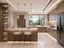 do modern 3d rendering and 3d interior design for kitchen, bedroom, bathroom