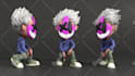create 3d cute character design modeling, printing, game, rendering in blender