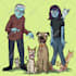 make your cartoon zombie portrait