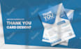 design amazon thank you card, product insert, package insert