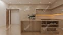 render 3d interior design house home villa apartment kitchen living room bedroom