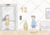 draw black and white children book illustration
