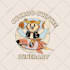 design retro vintage mascot cartoon character for  merch
