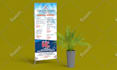 design a roll up banner, pull up, event banner, banner ads