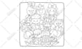 draw cute bold and easy coloring book pages