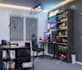 do your gaming bed room design with isometric and interior setup in 3d