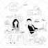 create a cute couple illustration for you