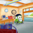 create whimsical children story book illustration