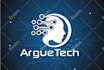 tech startup or crypto and security technology logo