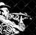 create cool black white silhouette photo from your image