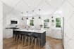 design kitchen pantry cabinet apartment interior 3d render