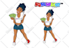 design a cartoon character with adobe illustrator