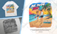 do vintage retro hand drawn illustration for t shirt design
