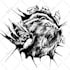 create dark fantasy art illustration for albums cover, merch, tattoo