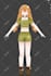 making your character in a 3d low poly model