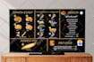 design digital menu, price list, menu card