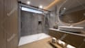 create modern bathroom interior design with realistic render