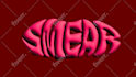 make 3d inflate bubble typography, text or logo with animation too