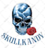 design a streetwear skull tshirt illustration