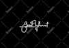 create luxury handwritten signature logo