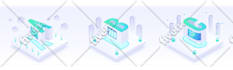 design custom isometric illustration for saas, website, and landing page