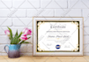 do certificate design, diploma certificate template or award certificate