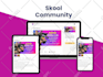 kajabi online course website gohighlevel sales page skool community circle so