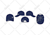 design your baseball caps techpack and hats sketch