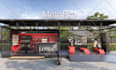 create 3d rendering for interior exterior room, restaurant