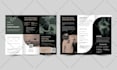 design a clean professional trifold or bifold brochure