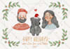 illustrate a portrait with you and your pet