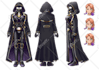 draw a reference sheet of you character in anime style