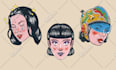 draw traditional tattoo design in old school style