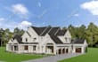 design house exterior model, 3d rendering, walkthrough
