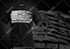do custom hand drawn dark illustration, and clothing design