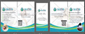 design creative shop front or storefront and all window graphics