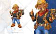 create a professional animal, mascot, character cartoon logo design