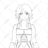 design custom reactive pngtuber character in anime style for streaming