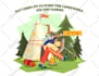 create custom t shirt design and vector illustration for merchandise